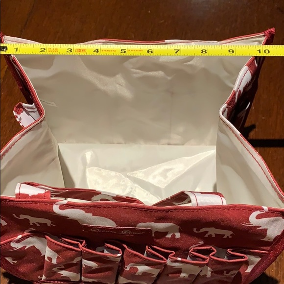 ALABAMA FAN Red / White Elephants bag with handles - Picture 7 of 8